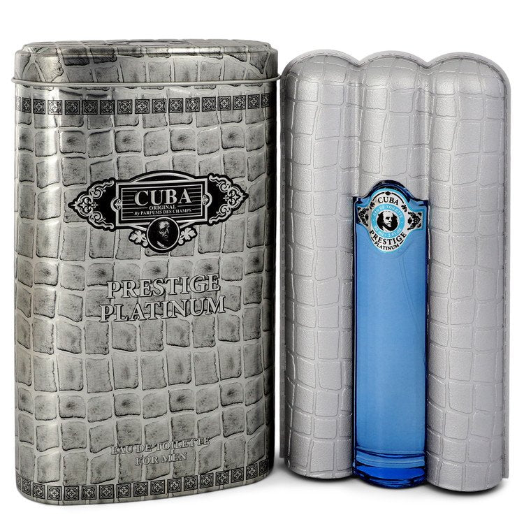 Cuba Prestige Platinum Eau De Toilette Spray By Fragluxe