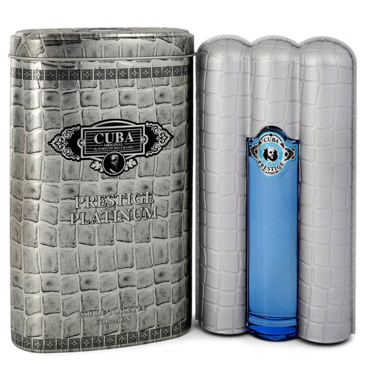 Cuba Prestige Platinum Eau De Toilette Spray By Fragluxe
